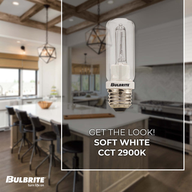 614251 - Clear Dimmable Double Envelope JDD T10 Halogen Light Bulb - 250 Watt - 4 Pack