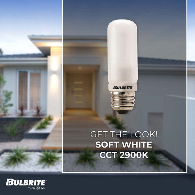 614252 - Frosted Dimmable Double Envelope JDD T10 Halogen Light Bulb - 250 Watt - 4 Pack