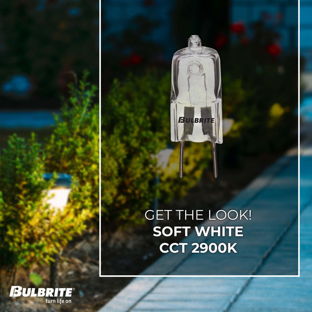 655035 - Clear GY8 JCD Halogen T4 Bi-Pin Halogen Light Bulb - 35 Watt - 5 Pack