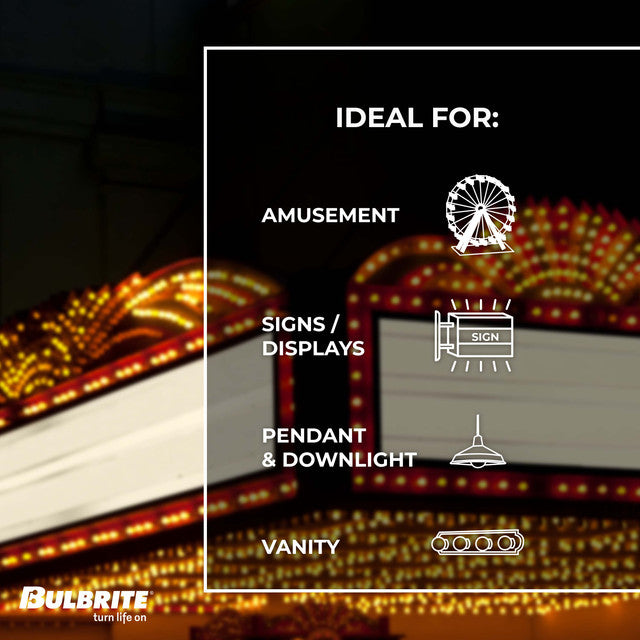 393104 - Clear Globe G25 Light Bulb - 40 Watt - 24 Pack