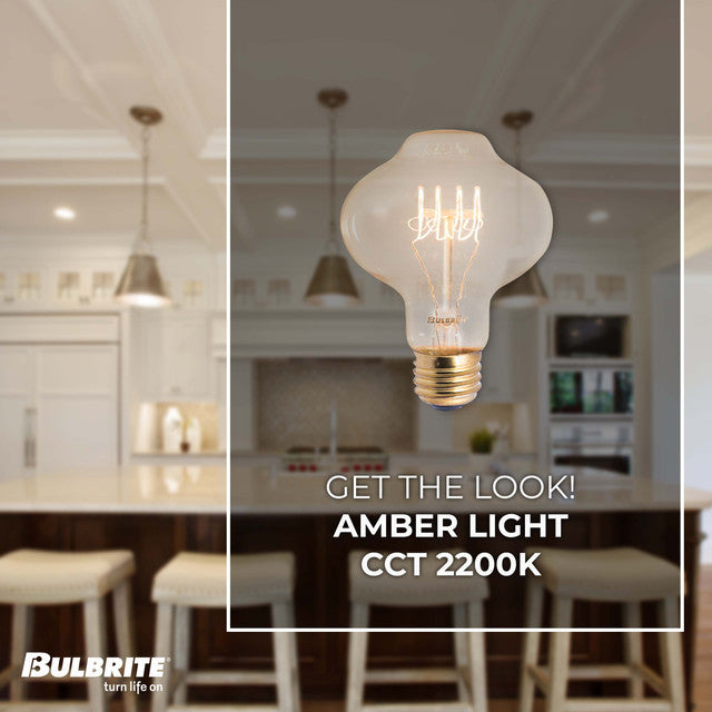 132521 - Nostalgic Loop Filament Dimmable BT27 Light Bulb - 40 Watt