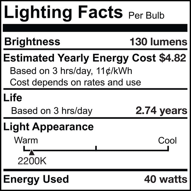 132521 - Nostalgic Loop Filament Dimmable BT27 Light Bulb - 40 Watt