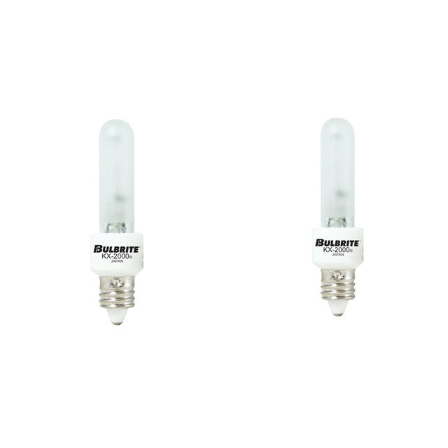473141 - KX-2000 Frosted Mini-Candelabra T3 Xenon Light Bulb - 40 Watt - 2 Pack