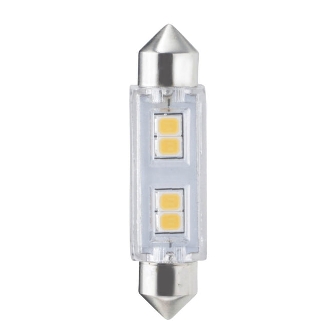 770612 - Non-Dimmable T3 Festoon LED Light Bulb 12V - 2700K - 0.8 Watt - 3 Pack