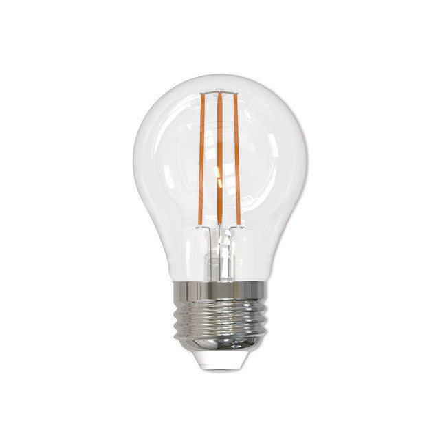 776639 - Filaments Dimmable Clear Glass A15 LED Light Bulb - 7 Watt - 2700K - 4 Pack