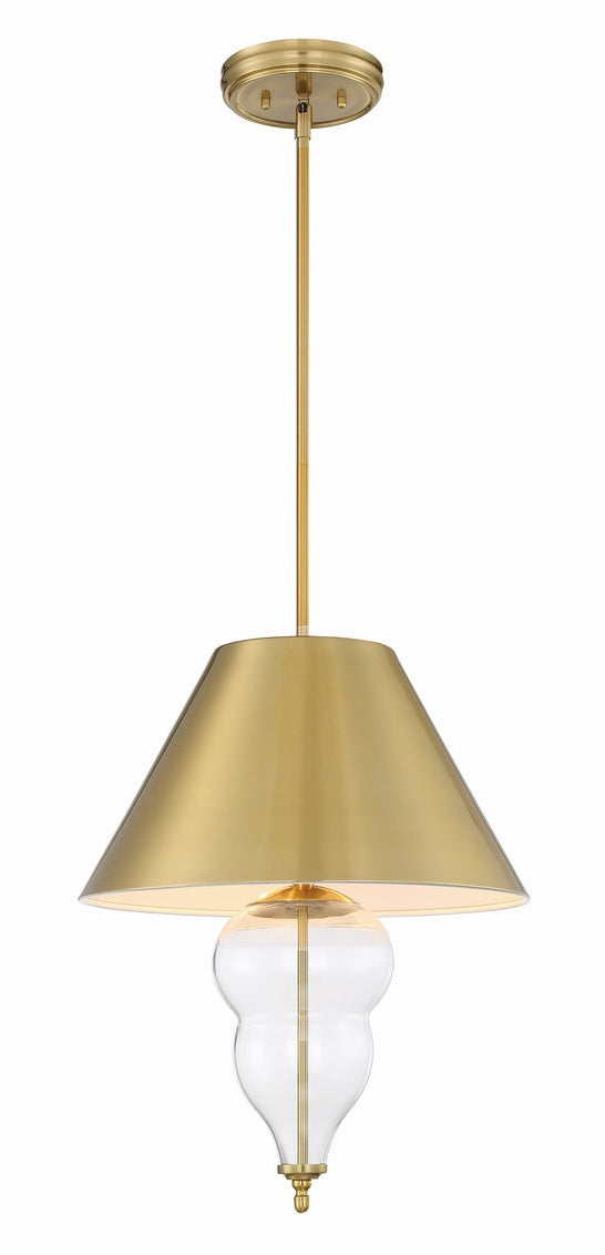 P955SB3 - 3 Light 16" Wide Pendant - Satin Brass