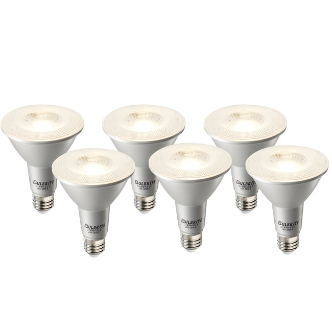 772286 - Dimmable Wet Rated PAR30 JA8 Long Neck LED Flood Light Bulb - 10 Watt - 2700K - 6 Pack
