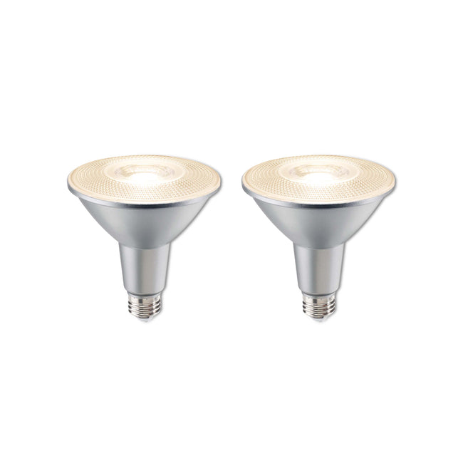 772298 - Dimmable Wet Rated PAR38 JA8 LED Flood Light Bulb - 15 Watt - 2700K - 2 Pack