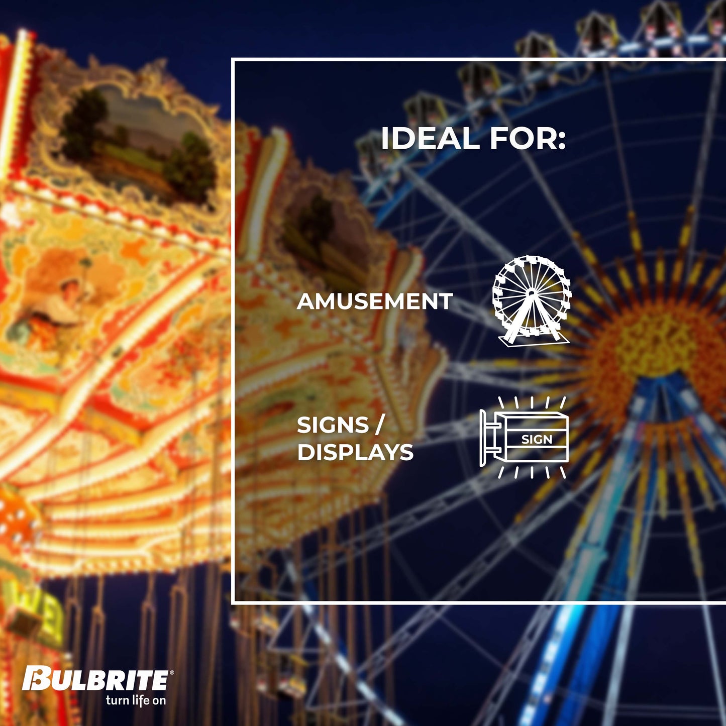 301010 - Dimmable Clear G12 Globe Incandescent Candelabra Light Bulb - 10 Watt - 50 Pack