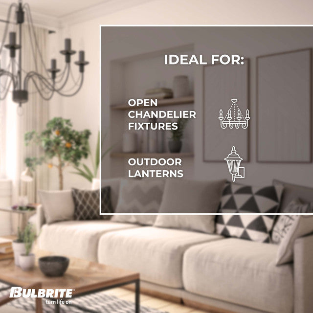 430025 - Spunlite Satin Candelabra Light Bulb - 25 Watt - 25 Pack