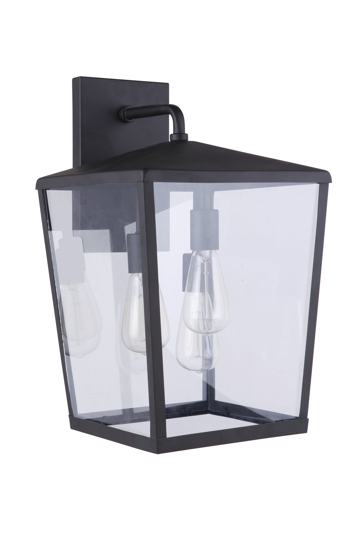 ZA4634-MN - Olsen 3 Light 19" High Outdoor Wall Lantern - Midnight