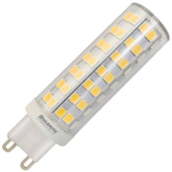 770644 - Dimmable Clear T6 G9 LED Light Bulb - 6.5 Watt - 2700K - 2 Pack