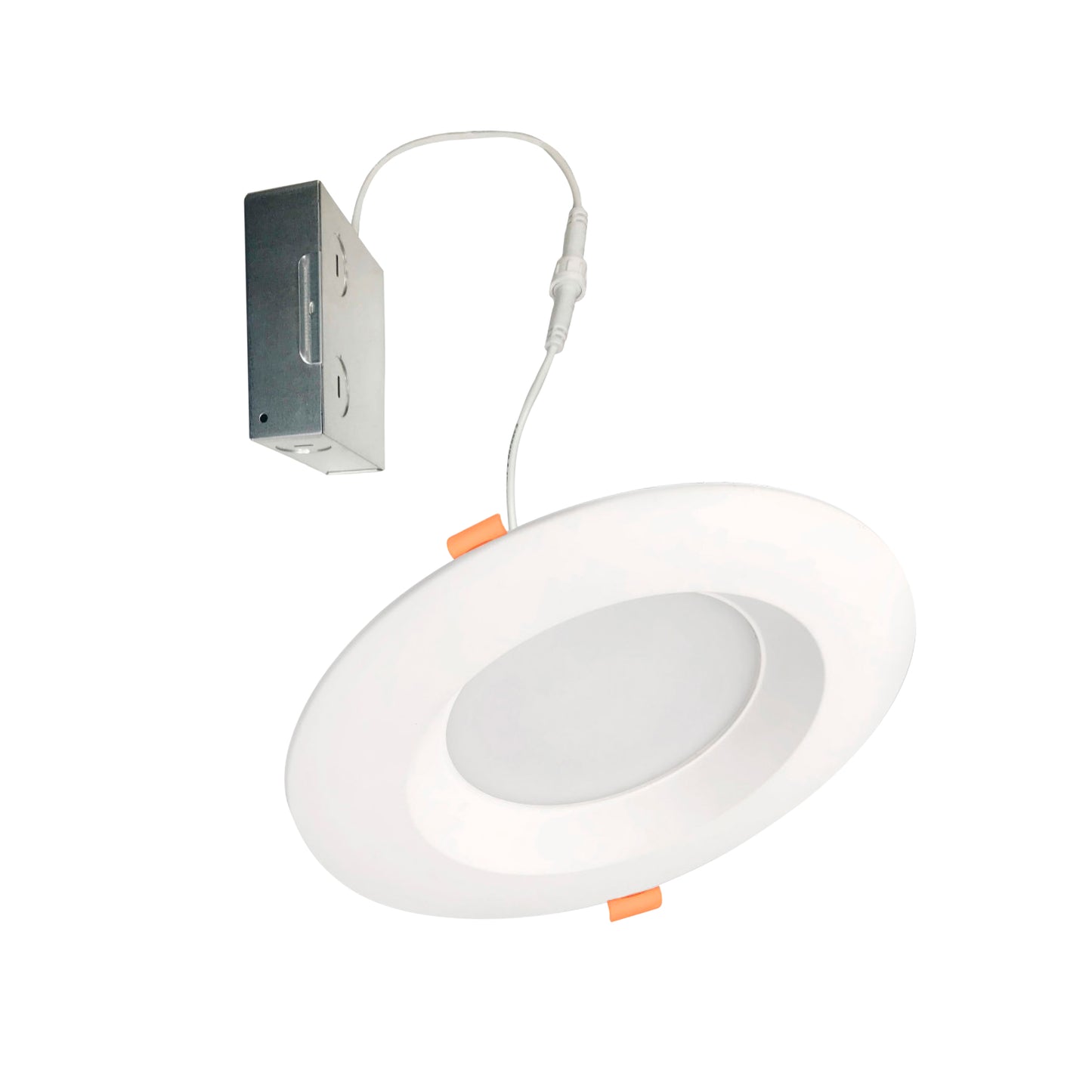 773301 - 4" Remote Junction Box LED Recessed Ceiling Light - 12 Watt - Adjustable Color Temp - 4 Pack