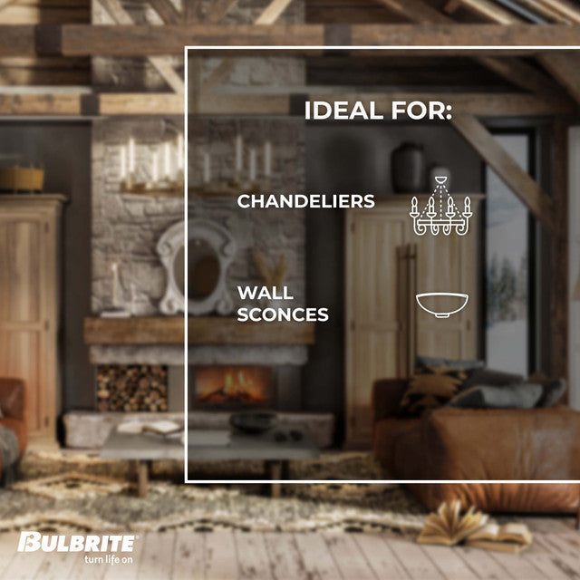 776719 - Filaments Dimmable Antique Glass 15" T9 LED Light Bulb - 5 Watt - 2100K - 4 Pack