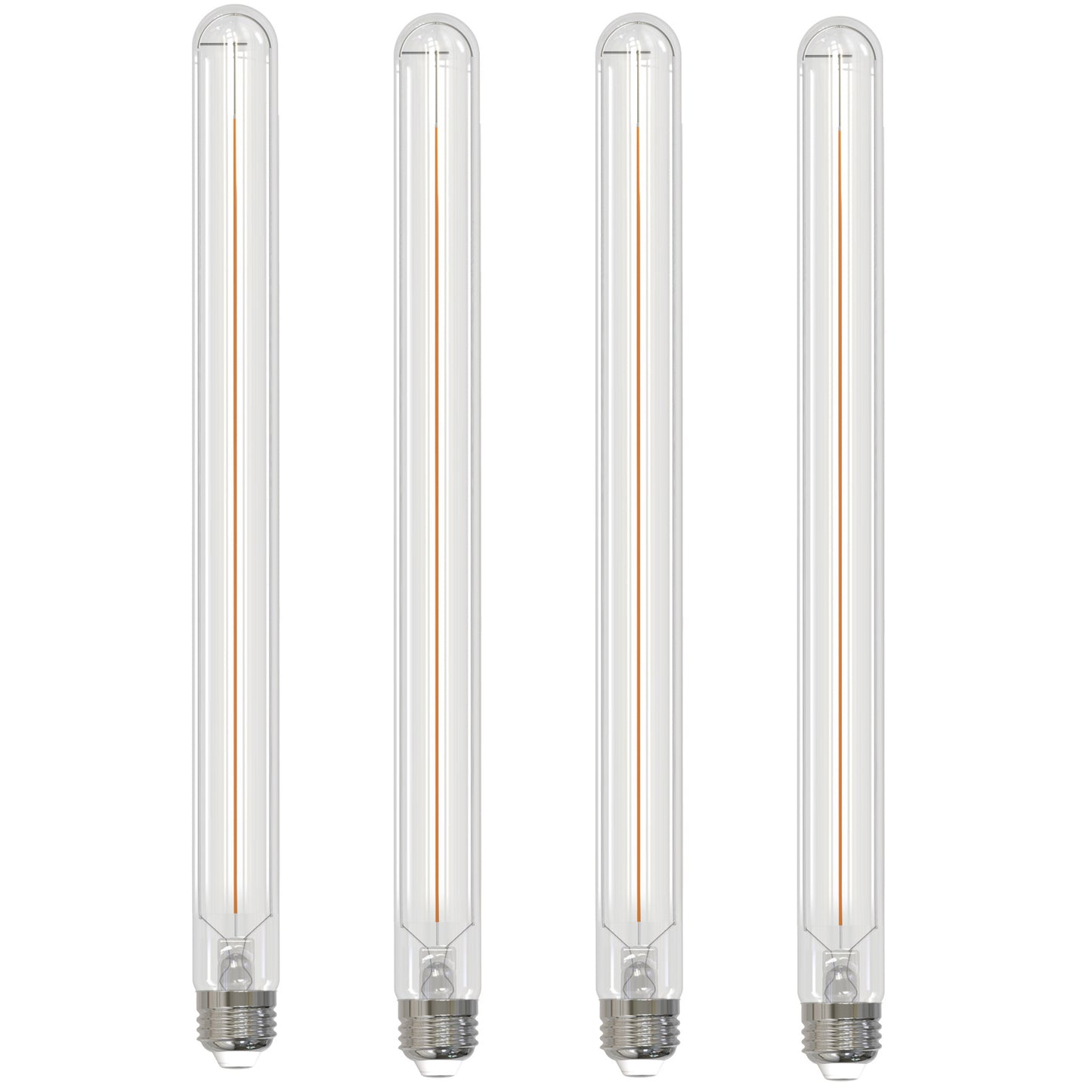 776720 - Filaments Dimmable Clear Glass 15" T9 LED Light Bulb - 5 Watt - 2700K - 4 Pack
