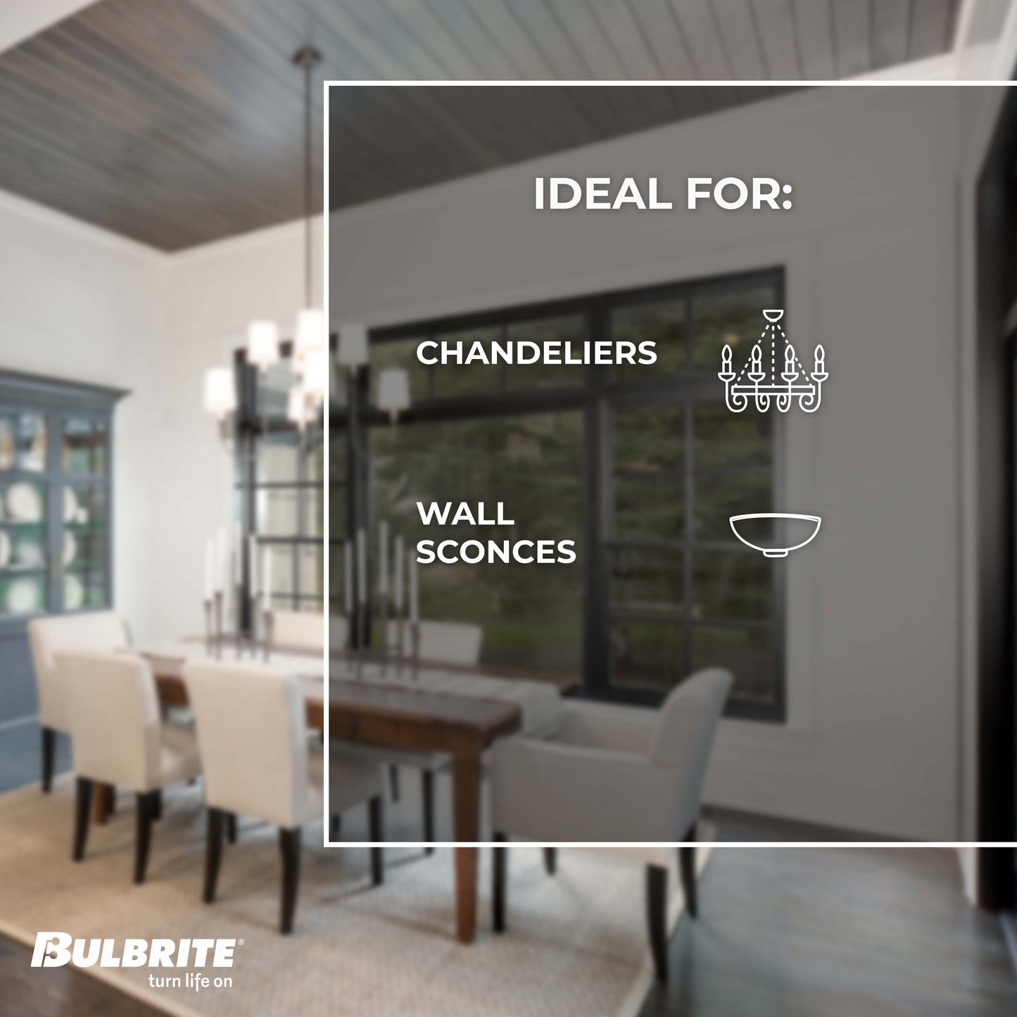 776720 - Filaments Dimmable Clear Glass 15" T9 LED Light Bulb - 5 Watt - 2700K - 4 Pack