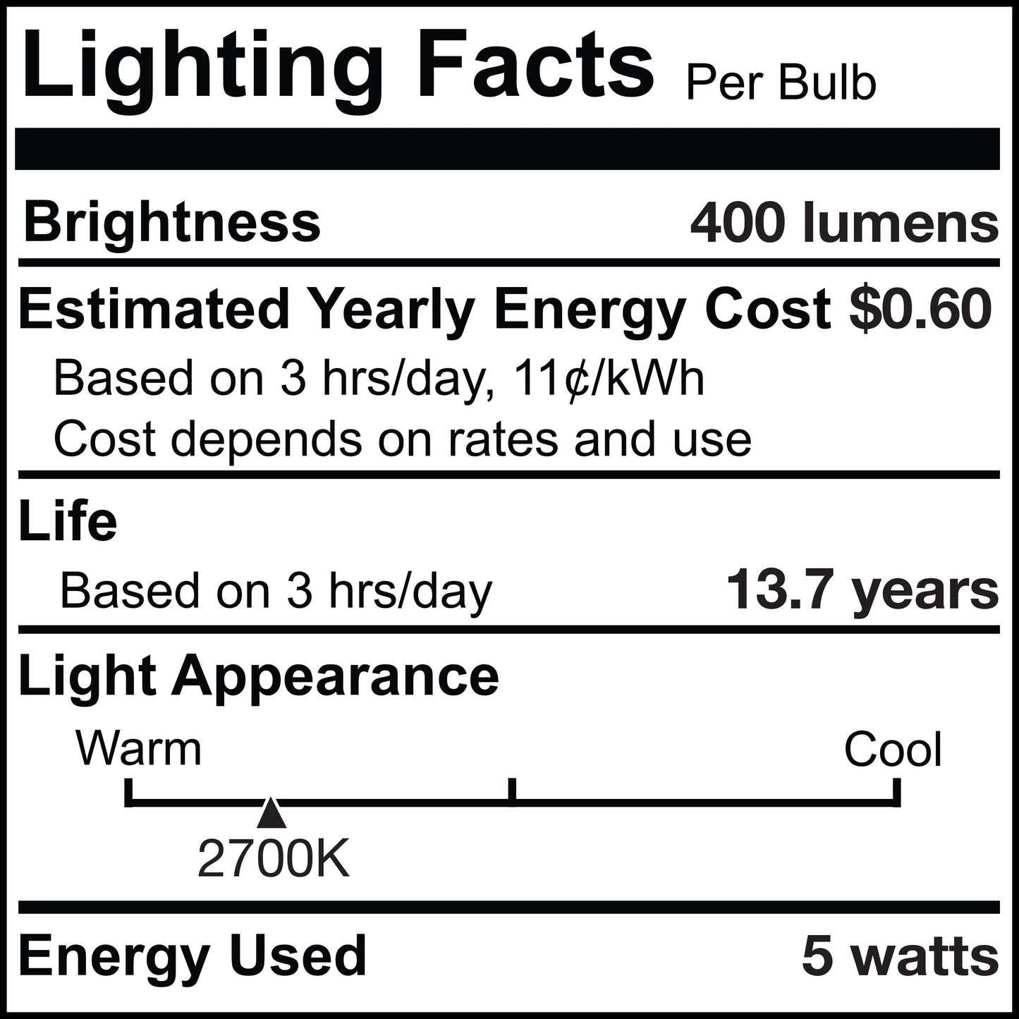 776720 - Filaments Dimmable Clear Glass 15" T9 LED Light Bulb - 5 Watt - 2700K - 4 Pack