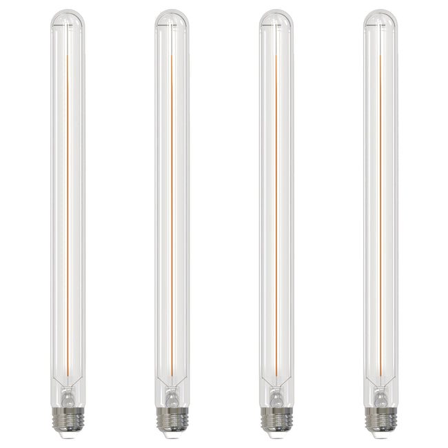 776721 - Filaments Dimmable Clear Glass 15" T9 LED Light Bulb - 5 Watt - 3000K - 4 Pack