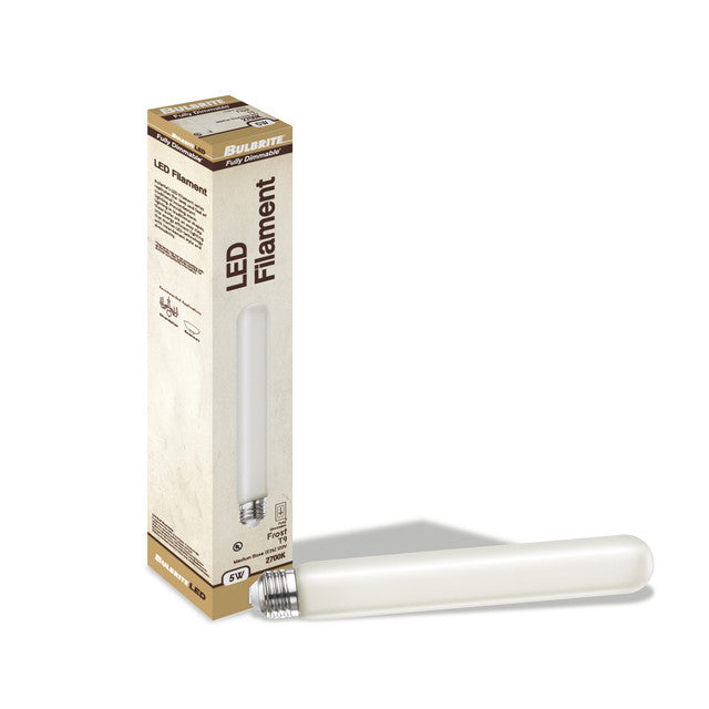 776725 - Frosted Dimmable Tubular 7" T9 LED Light Bulb - 5 Watt - 2700K - 4 Pack