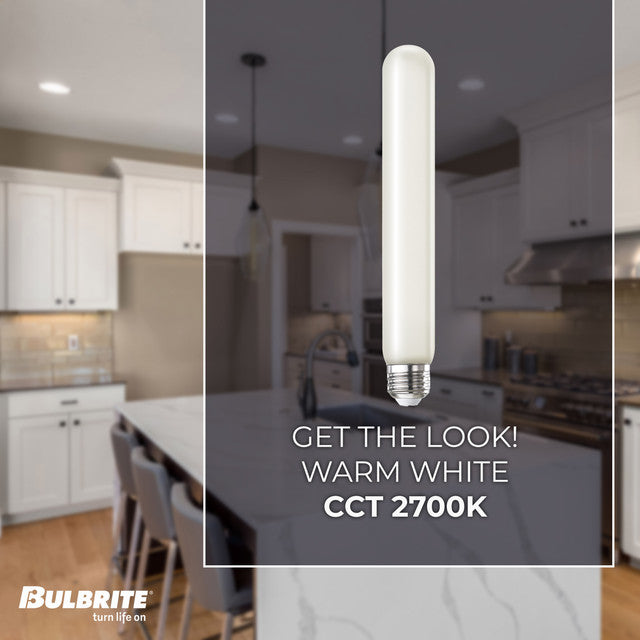 776725 - Frosted Dimmable Tubular 7" T9 LED Light Bulb - 5 Watt - 2700K - 4 Pack