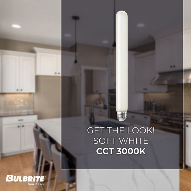 776728 - Frosted Dimmable Tubular 11" T9 LED Light Bulb - 5 Watt - 3000K - 4 Pack