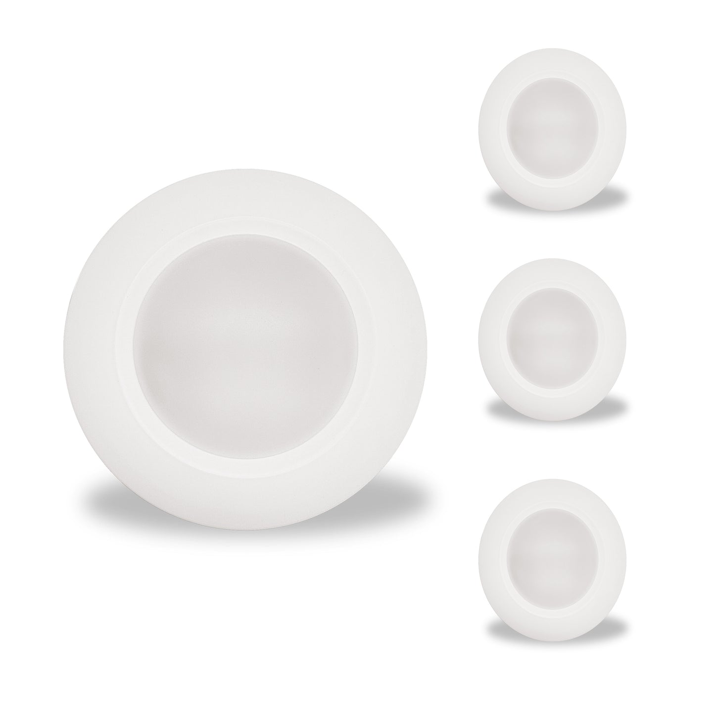 773273 - 7" LED Disc Light - 14 Watt - Selectable Color Temp - 4 Pack