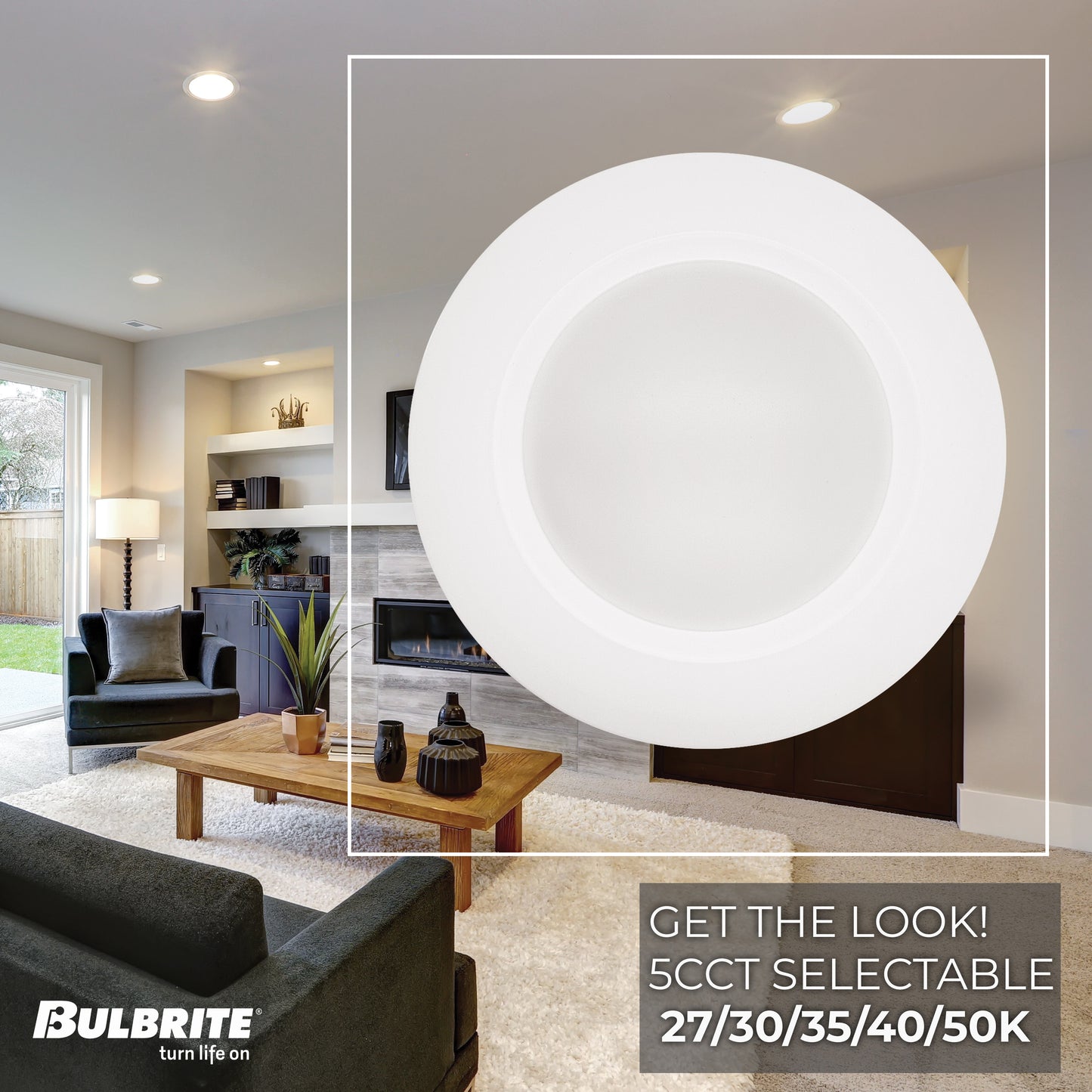 773273 - 7" LED Disc Light - 14 Watt - Selectable Color Temp - 4 Pack