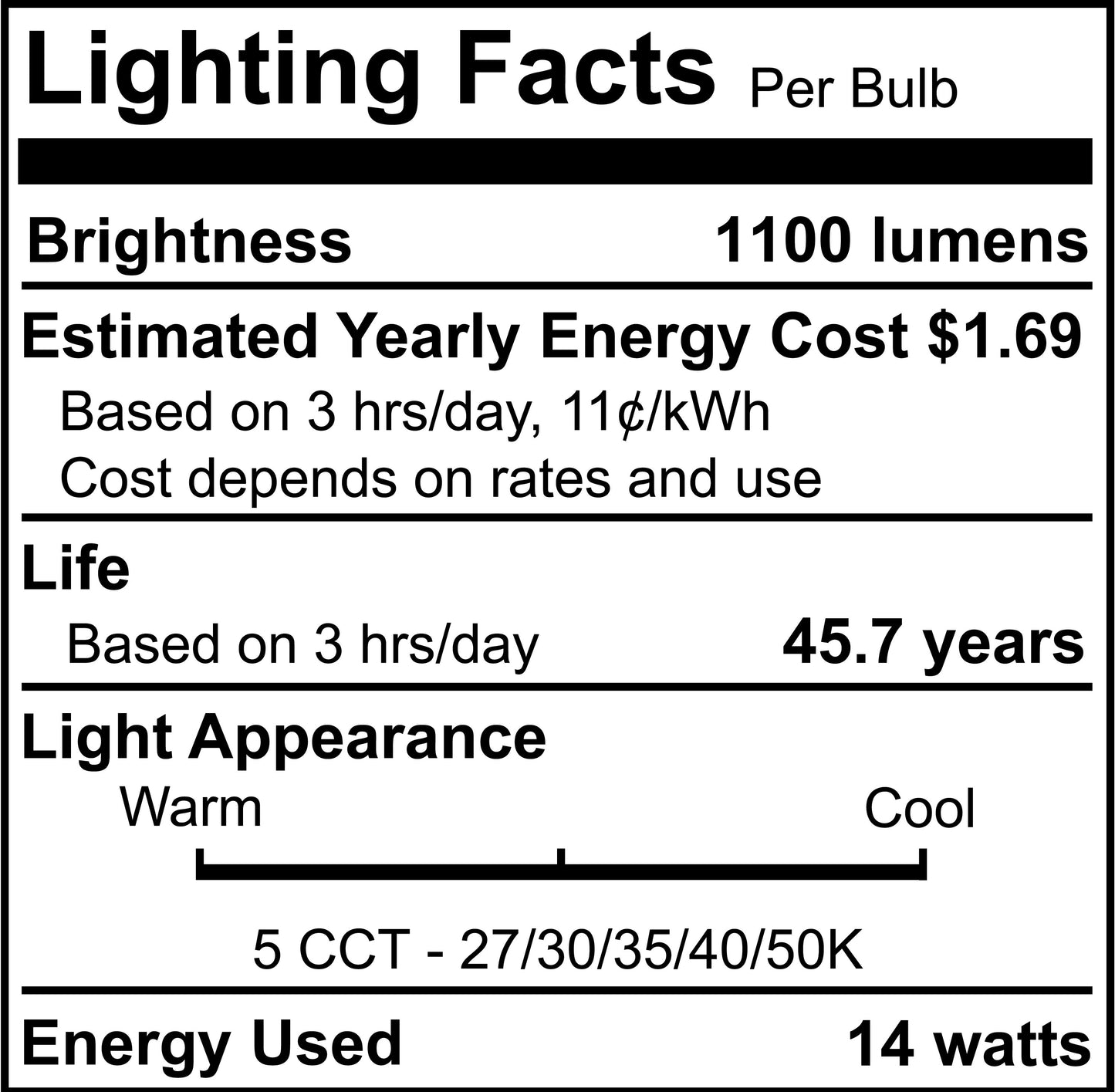 773273 - 7" LED Disc Light - 14 Watt - Selectable Color Temp - 4 Pack