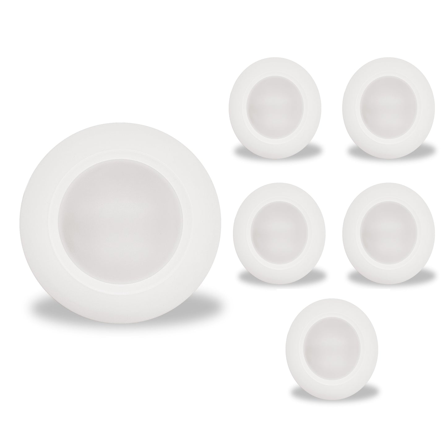 773273 - 7" LED Disc Light - 14 Watt - Selectable Color Temp - 6 Pack