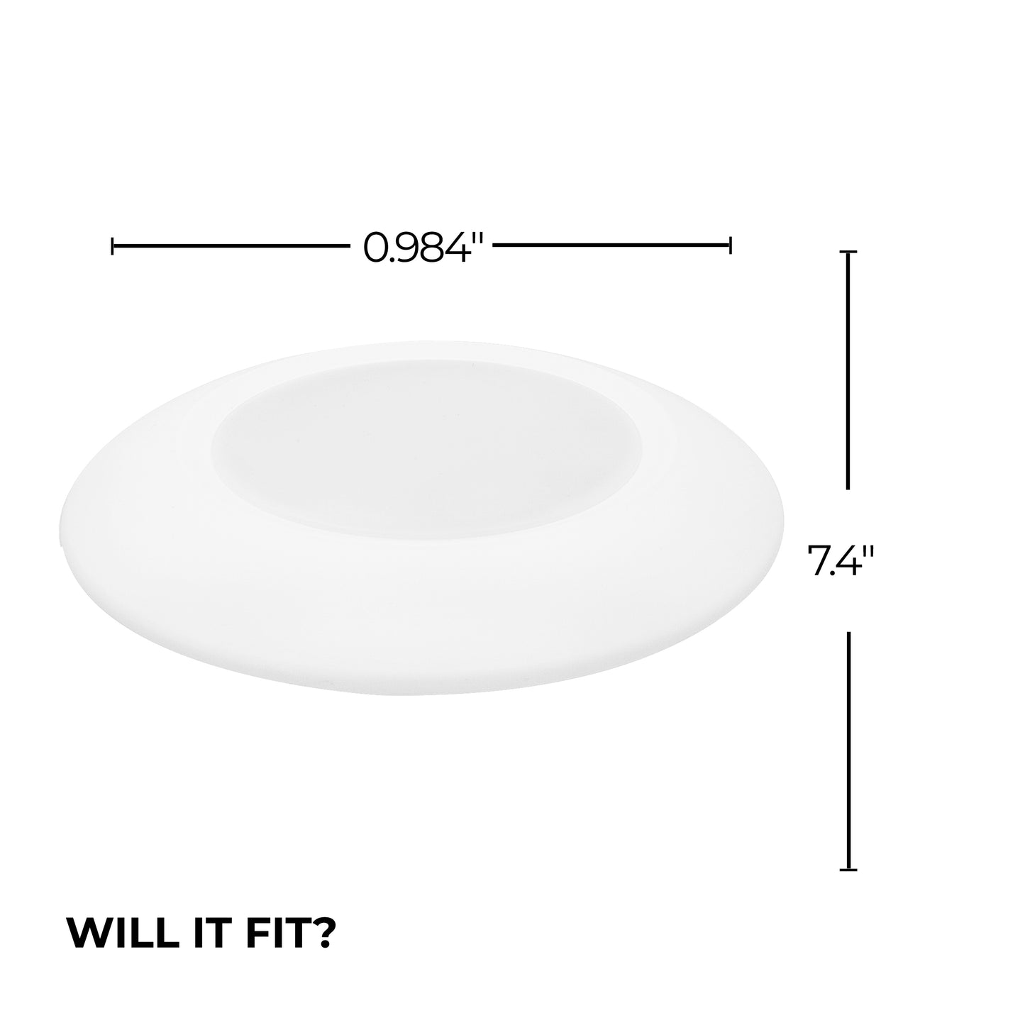 773273 - 7" LED Disc Light - 14 Watt - Selectable Color Temp - 6 Pack