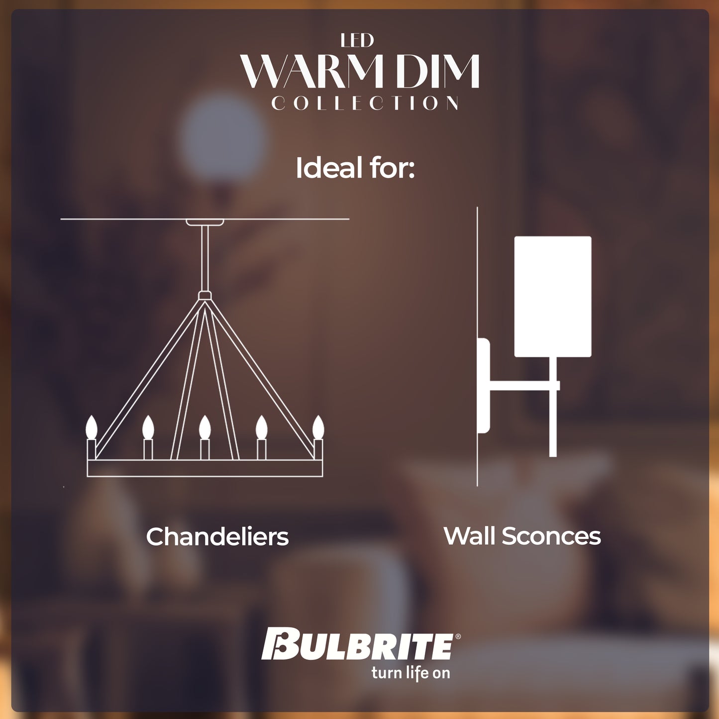 776403 - Warm Dim LED G16 Light Bulbs - 3000K to 1800K Color Temp Dimming - 4 Pack