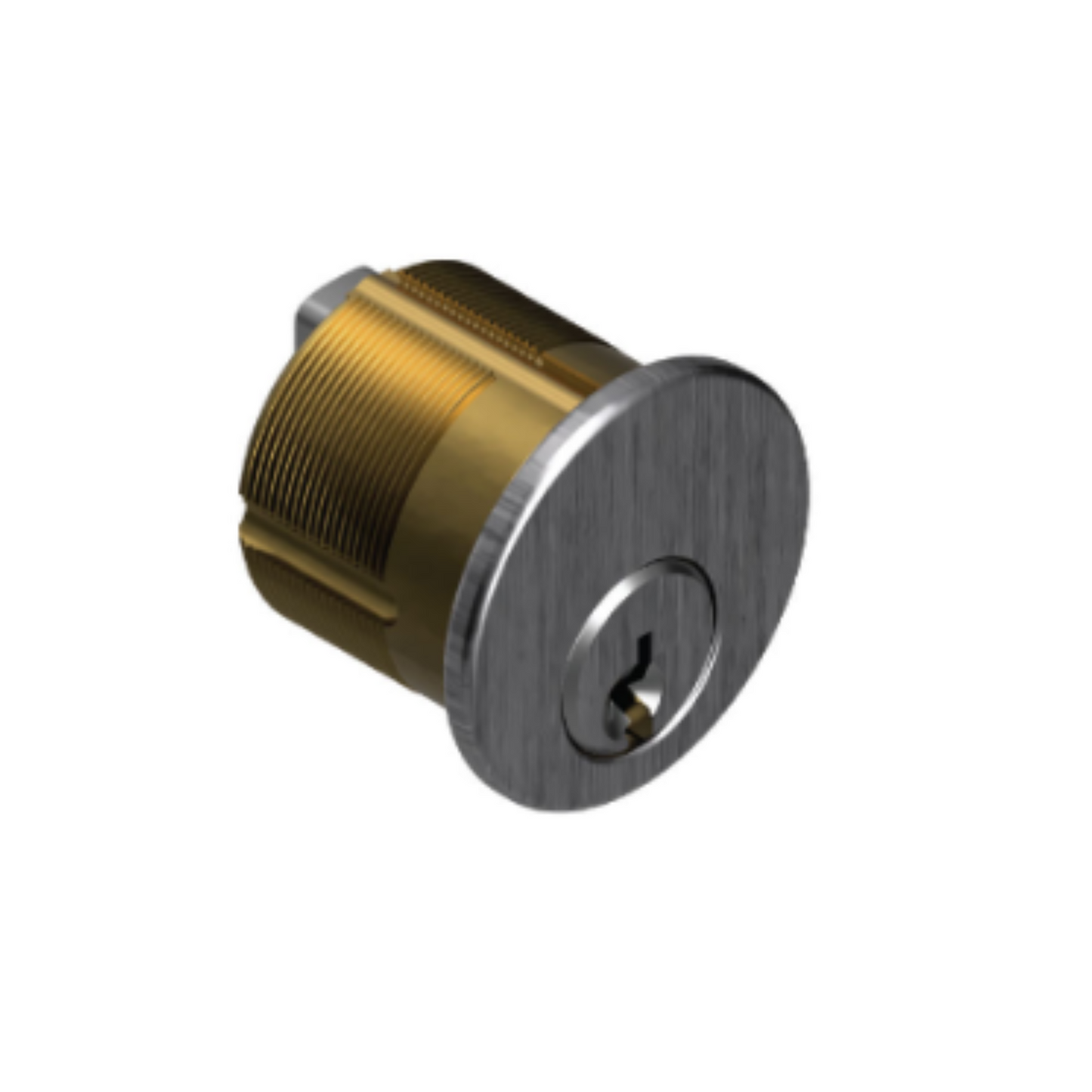 GMSM118SC26D-ATA2 - Mortise Cylinder - 1-1/8in 5-Pin Schlage C, Adams Rite/Yale Cam, Satin Chrome