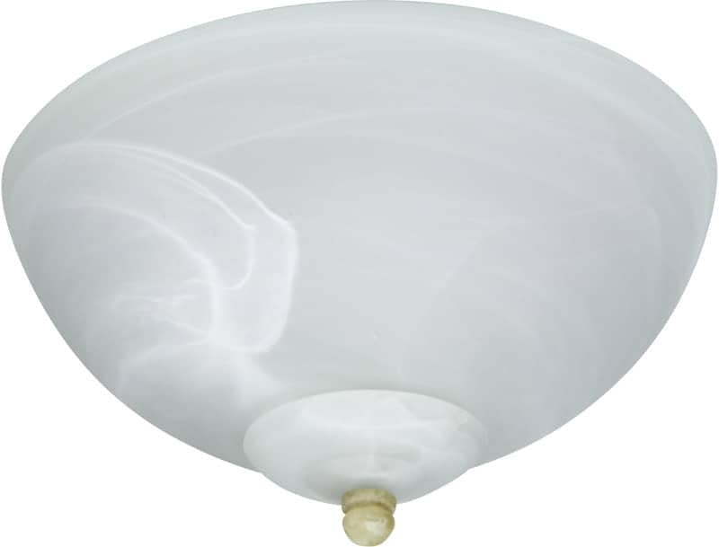 OLK215-LED - 2 Light Universal Bowl Light Kit (Alabaster Glass)