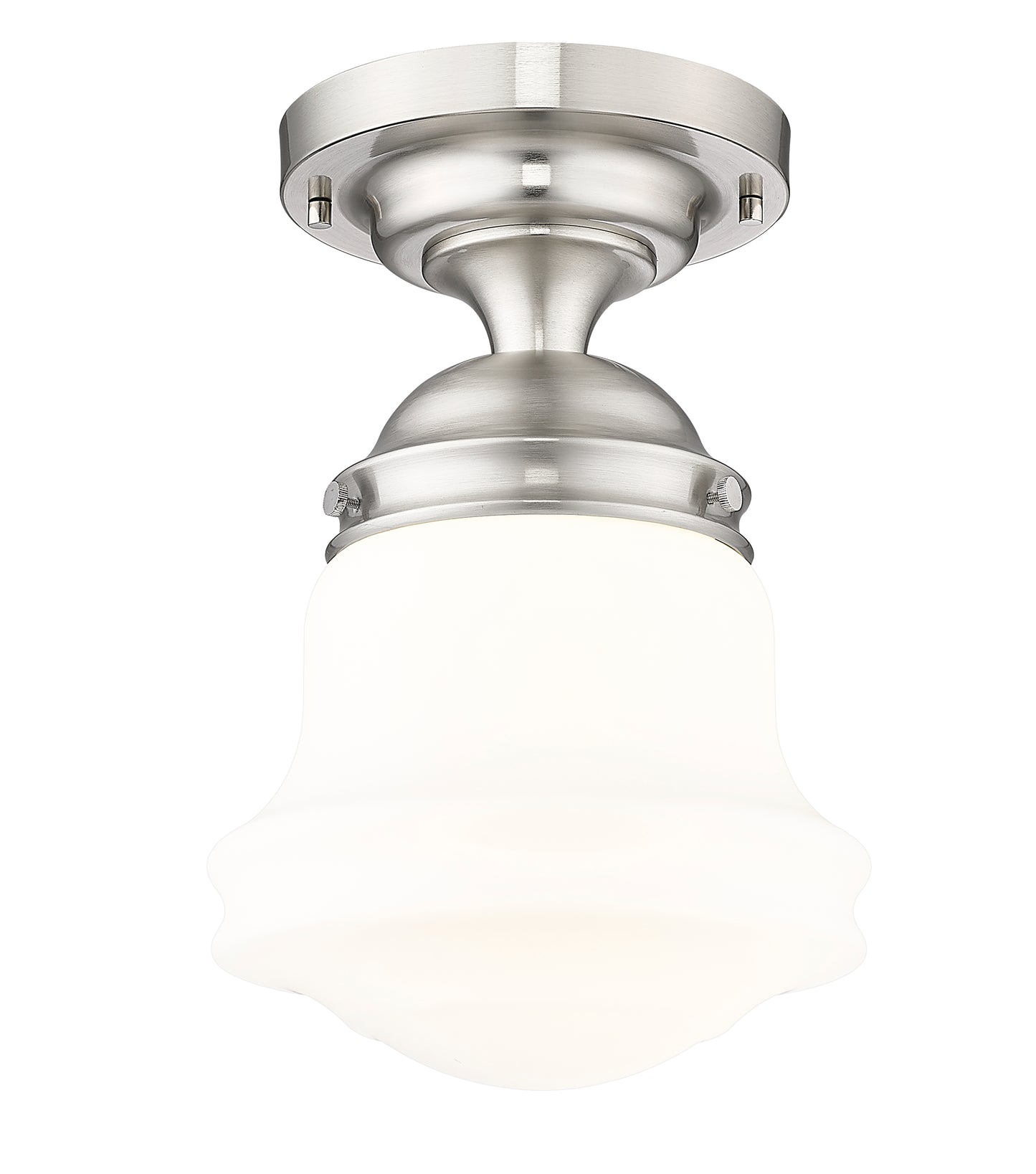 735F10-BN - Vaughn 1 Light Flush 10" Mount - Brushed Nickel