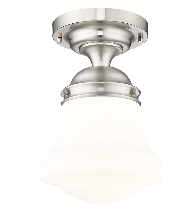 735F10-BN - Vaughn 1 Light Flush 10" Mount - Brushed Nickel