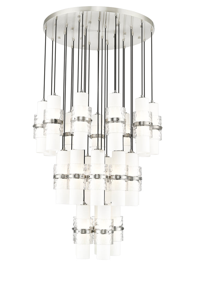 1946P-27R-BN - Cayden 27 Light 36" Chandelier - Brushed Nickel