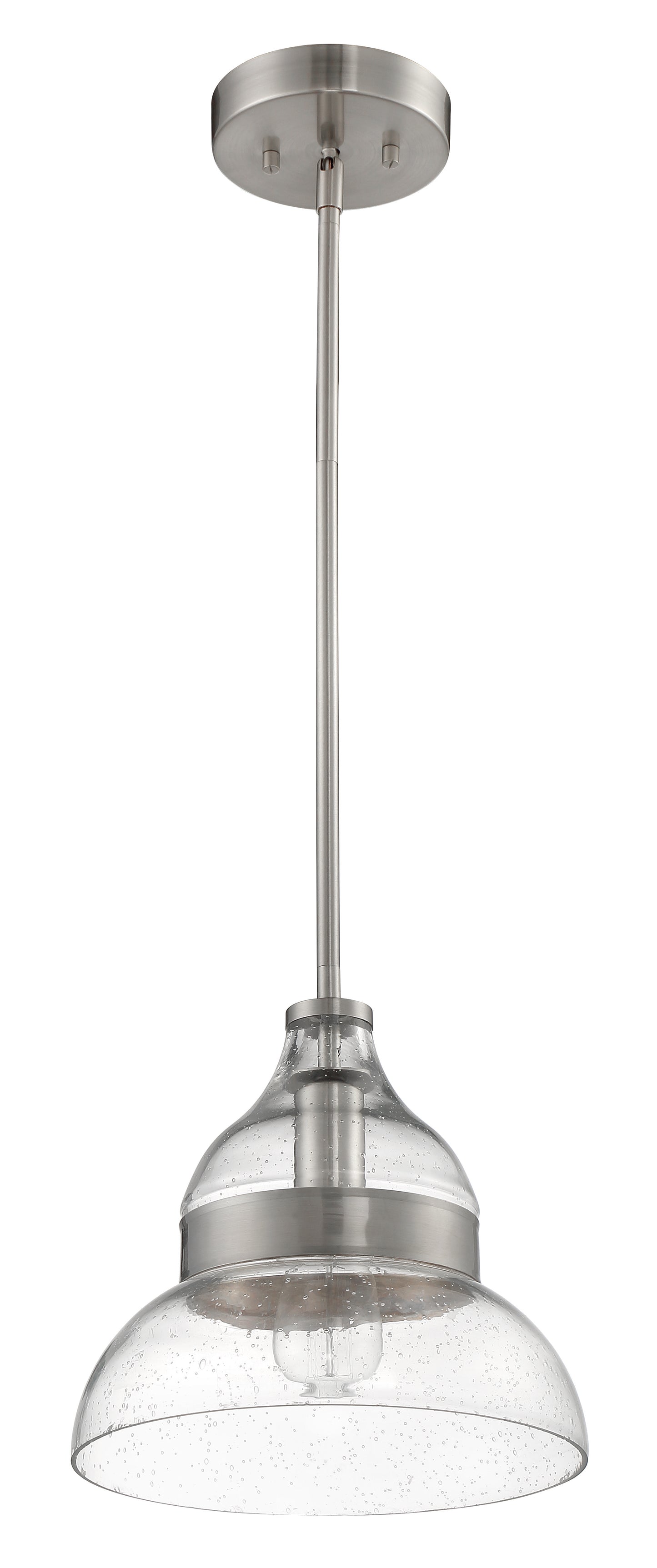 P960BNK1 - Pendant 1 Light 10.5" Wide Mini Pendant - Brushed Nickel