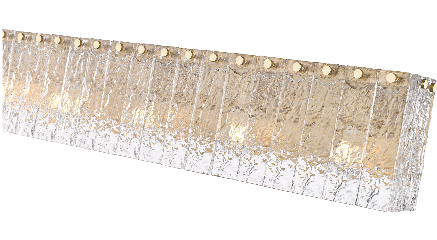 1943-5V-MGLD - Glacier 5 Light 37" Vanity - Modern Gold