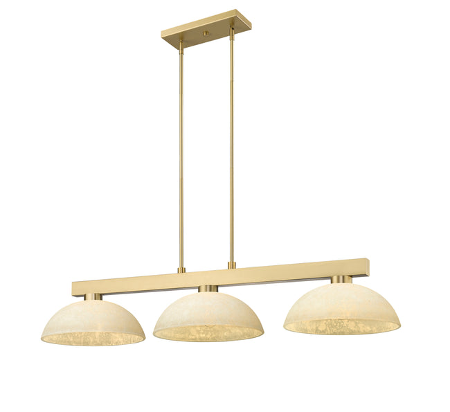 152MGLD-DGM14 - Cobalt 3 Light 49" Billiard - Modern Gold