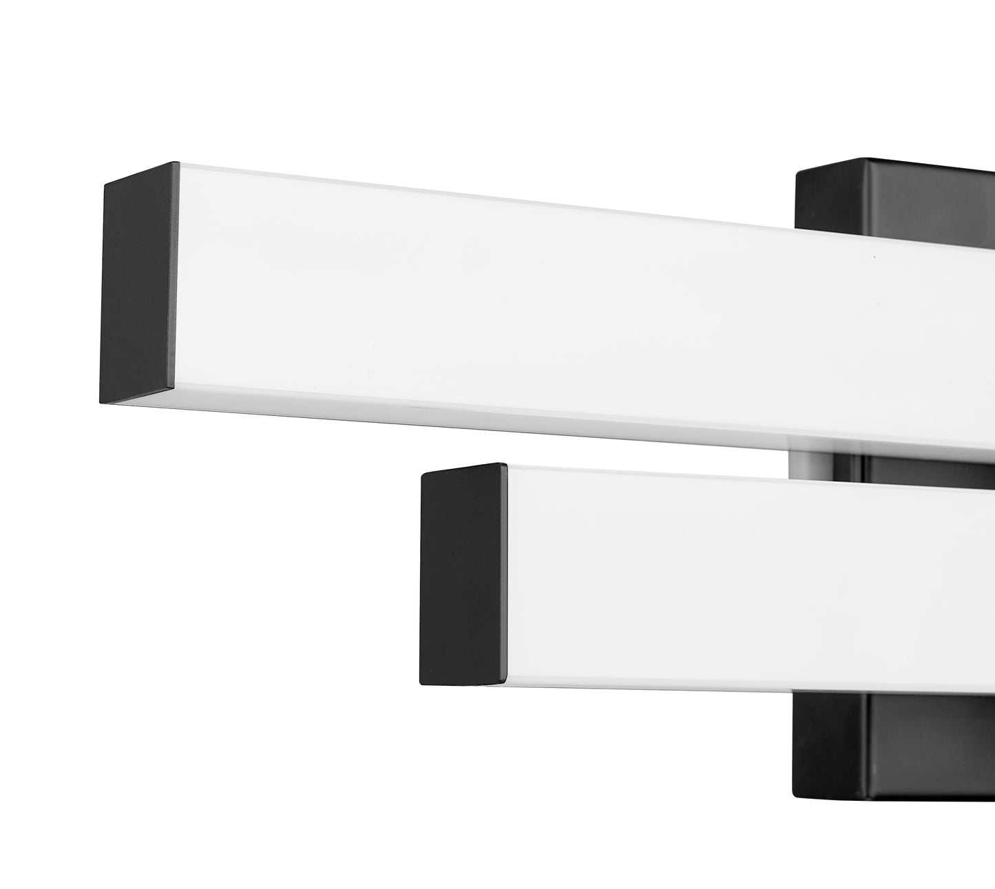 1008-18W-MB-LED - Zane 2 Light 18" Vanity - Matte Black