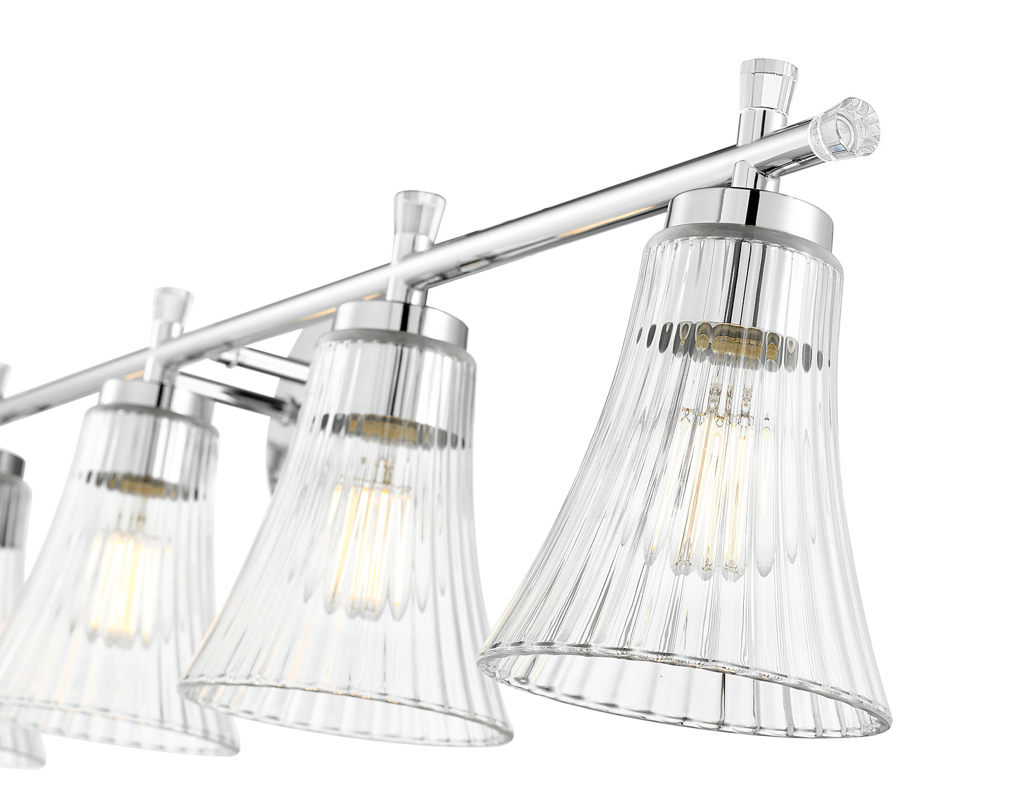 7519-5V-CH - Belle 5 Light 42" Vanity - Chrome