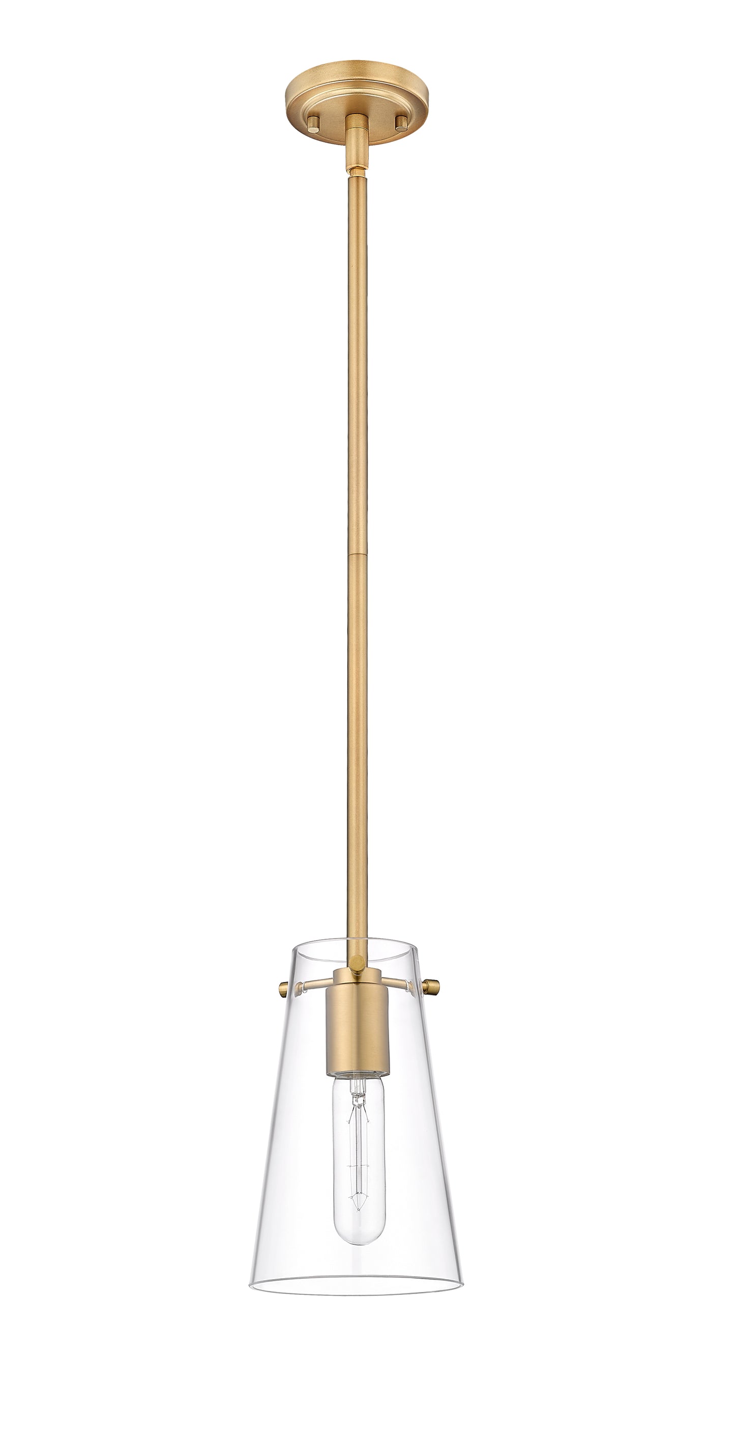 7508MP-ROD-MGLD - Kira 1 Light 5" Pendant - Modern Gold