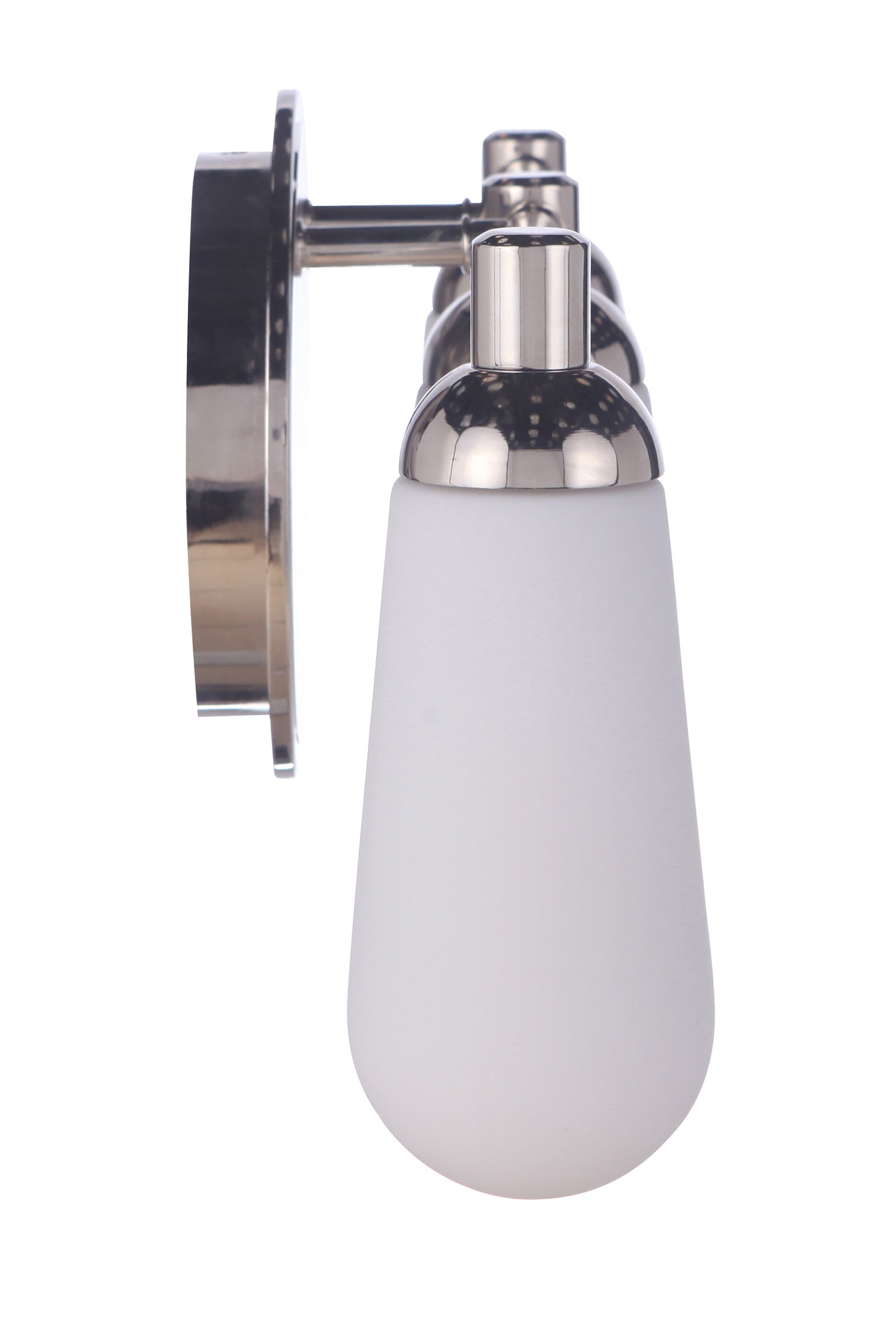 13122BNKPLN3 - Riggs 3 Light 22" Wide Vanity Light - Brushed Polished Nickel / Polished Nickel