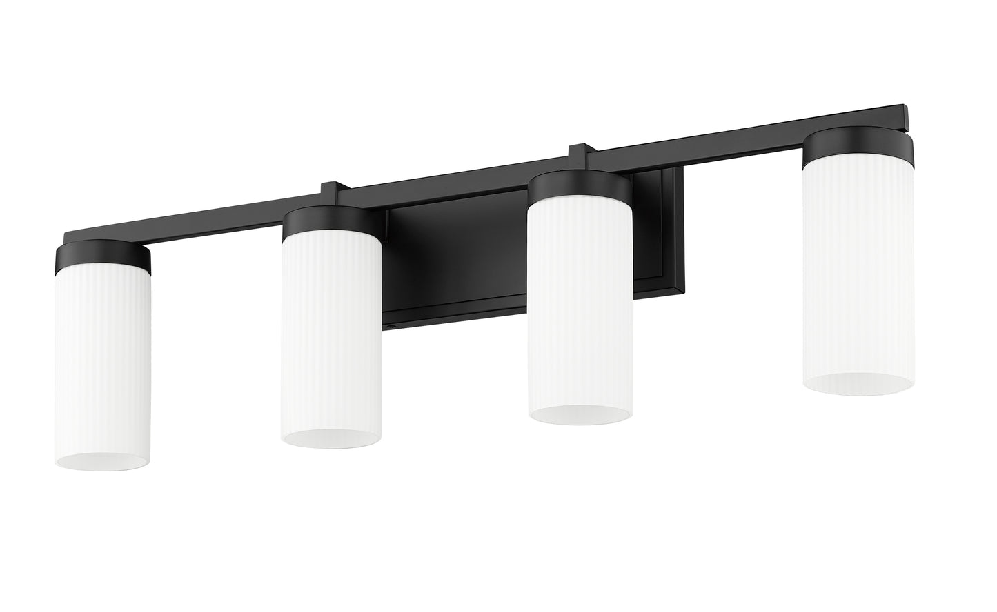 3044-4V-MB - Danica 4 Light 30" Vanity - Matte Black