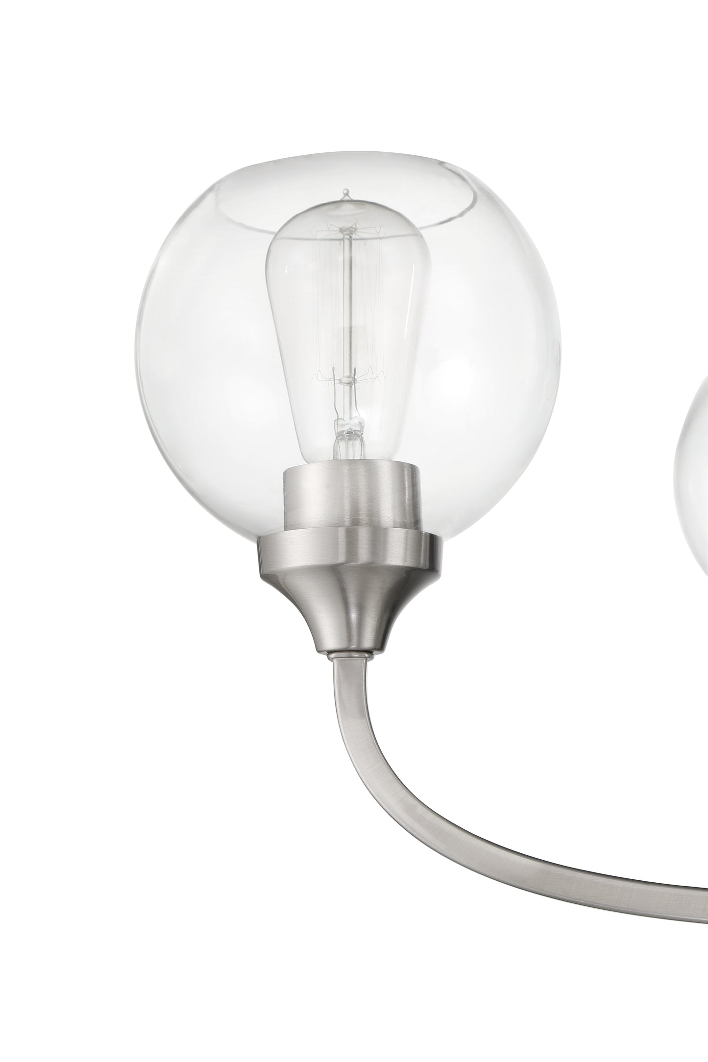 56223-BNK - Glenda 3 Light 20" Wide Chandelier - Brushed Nickel