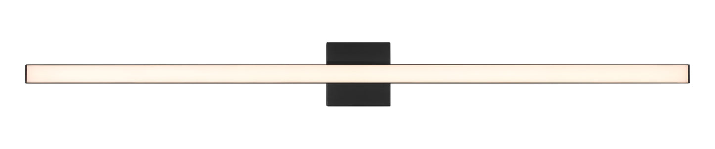 10148FB-LED - Trim 1 Light 48" Wide LED Vanity Light - Flat Black