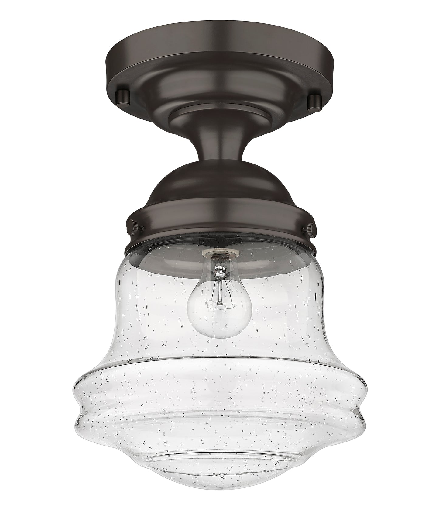 736F10-BRZ - Vaughn 1 Light Flush 10" Mount - Bronze