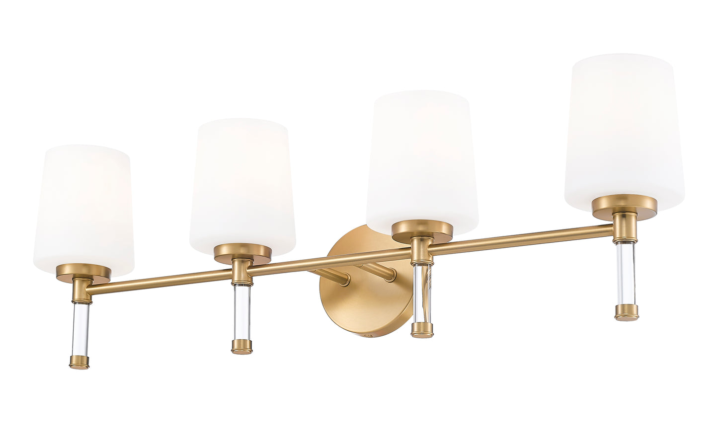 7700-4V-MGLD - Henri 4 Light 32" Vanity - Modern Gold