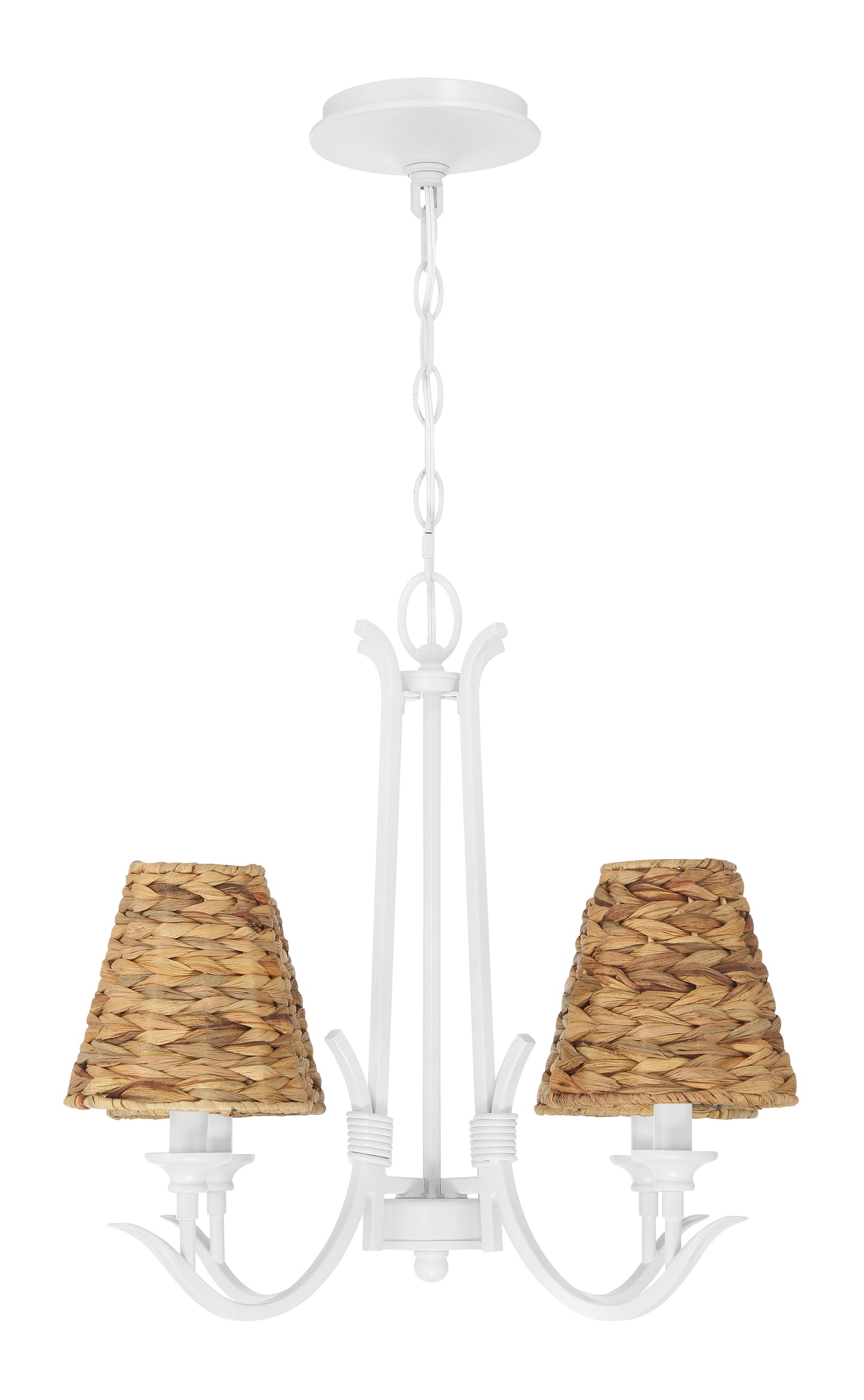 58324-MWW - Kokomo 4 Light 21" Wide Chandelier - Matte White