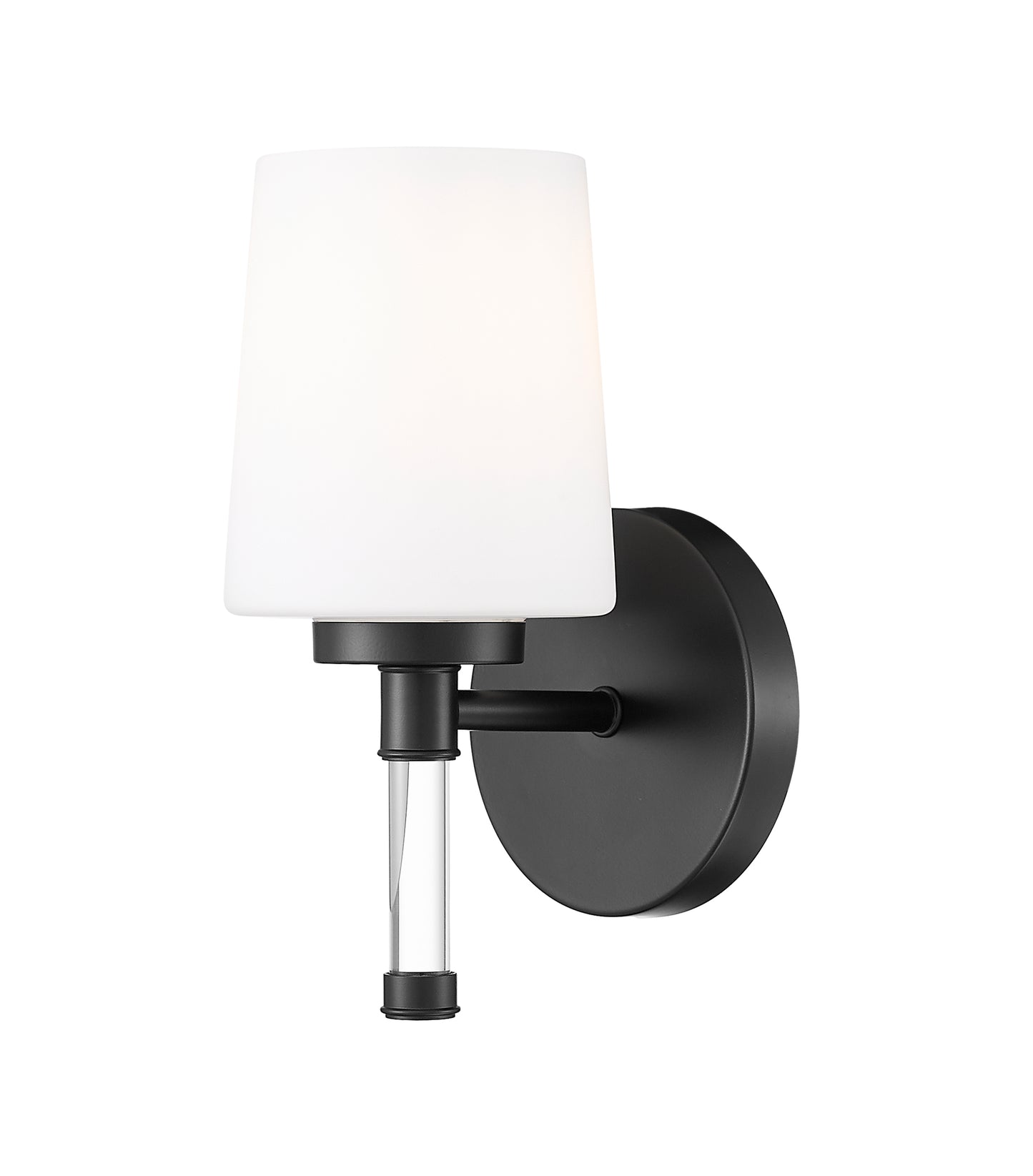 7700-1V-MB - Henri 1 Light 5" Vanity - Matte Black